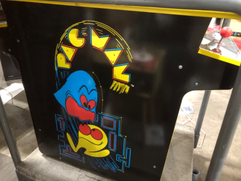 Photo 4 of Arcade 1Up Arcade1Up PAC-MAN Head-to-Head Arcade Table - Black Series Edition - Electronic Games;
