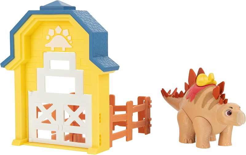 Photo 1 of Dino Ranch Action Pack Featuring Stegosaurus - 4 Fence Pieces to Connect- Four Styles to Collect - Toys for Kids Featuring Your Favorite Pre-Westoric
