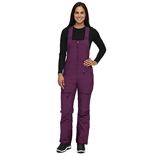 Photo 1 of Arctix Women's Eco Friendly Traverse Bib Overalls, Plum, Medium Tall
