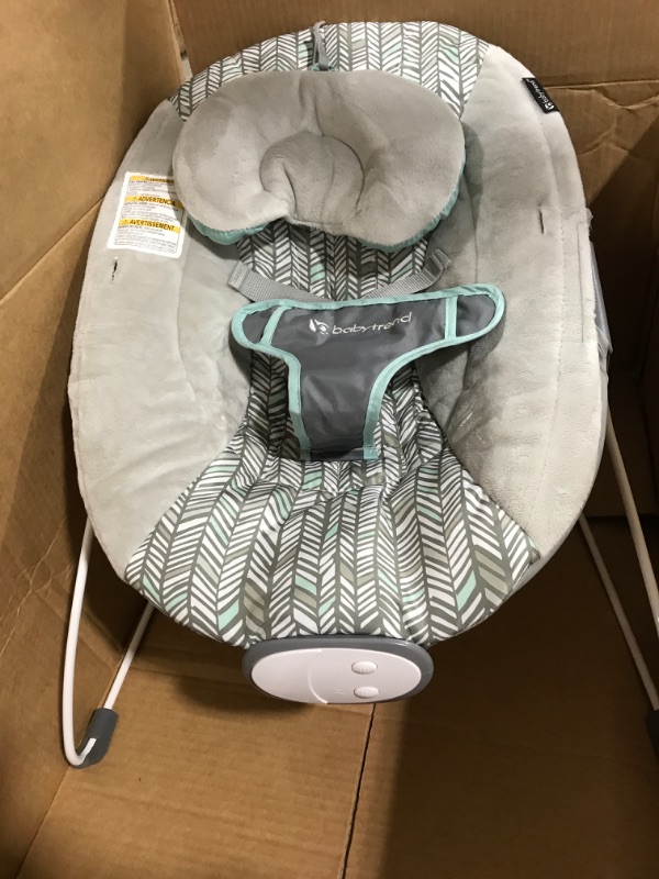 Photo 1 of Baby Trend EZ Bouncer Grey 24.33x18.11x22.05 Inch (Pack of 1)
