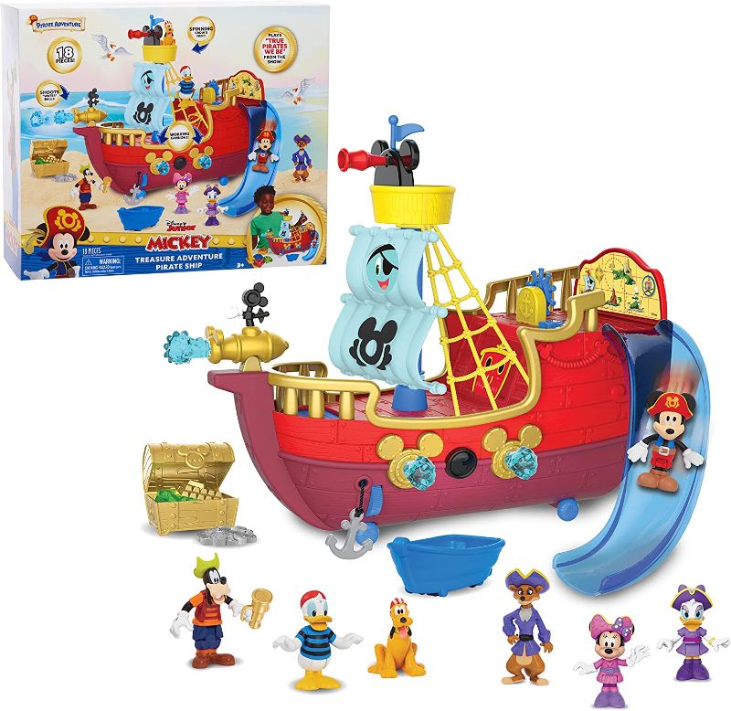 Photo 2 of 
Disney Junior Mickey Mouse Funhouse Treasure Adventure Pirate Ship
SHIP ONLY