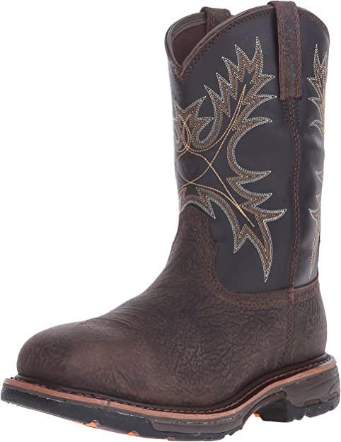 Photo 1 of Ariat WorkHog Waterproof Composite Toe Work Boots - Men's Safety Toe Western Boot - SIZE 9
