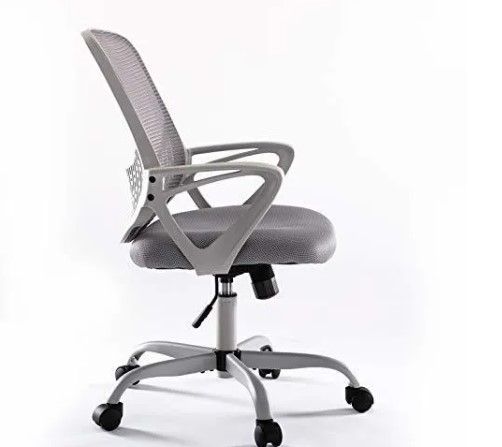 Photo 1 of Mid-Back Swivel Office Chair with L-Bracket.
