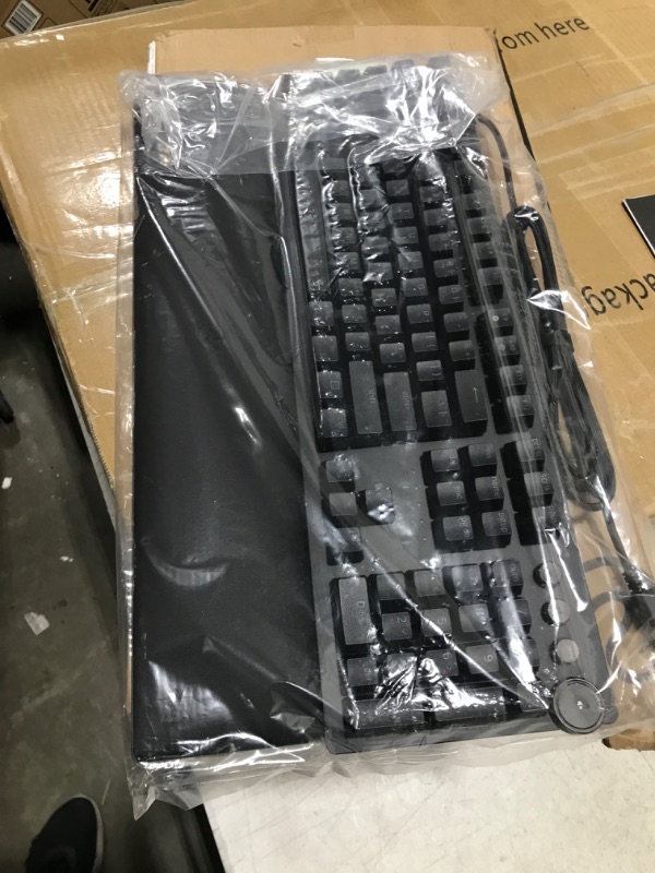 Photo 2 of Razer Huntsman V2 Optical Gaming Keyboard: Fastest Clicky Optical Switches w/Quick Keystrokes - Doubleshot PBT Keycaps - Dedicated Media Keys & Dial - Ergonomic (Renewed), Black