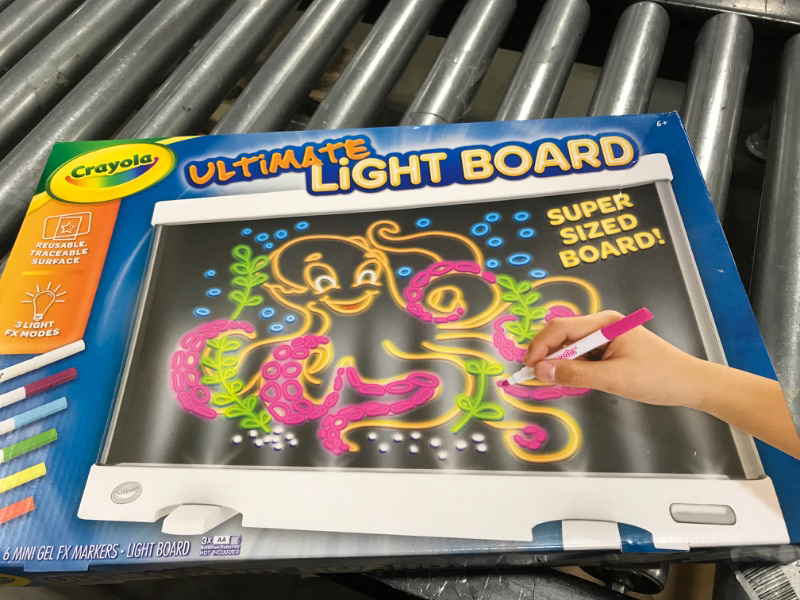 Photo 3 of Crayola Ultimate Light Board for Drawing & Coloring, Kids Light Up Toys and Gifts, Ages 6, 7, 8, 9 White White Dry Erase Board