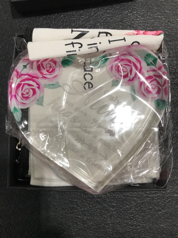 Photo 1 of Saintrygo Aunt Gift from Niece Nephew, Thank You for Being My Auntie Cosmetic Bags, Aunt Keepsake and Paperweight, Gifts For Mother's Day Birthday Christmas