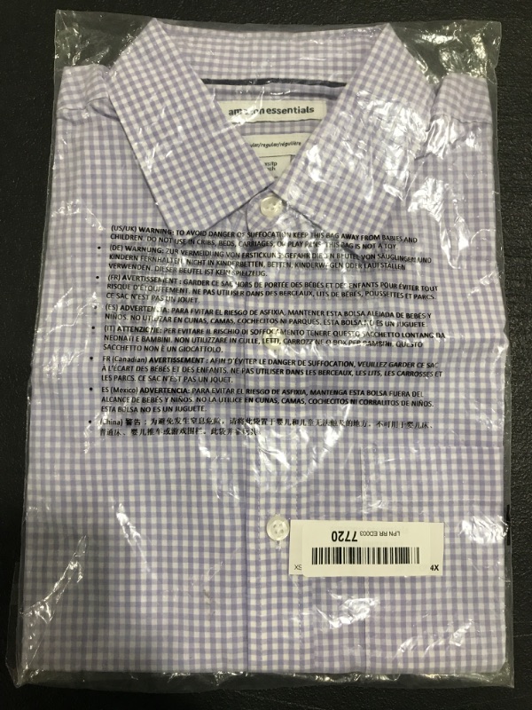 Photo 1 of AMAZON ESSENTIALS YOUTH BUTTON DOWN SHIRT. SIZE XS. 