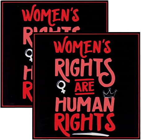 Photo 1 of 2 Pack Women's Rights are Human Rights Pro Choice Car Magnet Auto Truck Fridge Magnetic Decal Bumper Magnet
