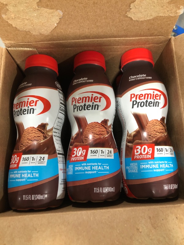 Photo 2 of 12 Pack- Premier Protein 30g Protein Shake, Chocolate, 11.5 fl oz 