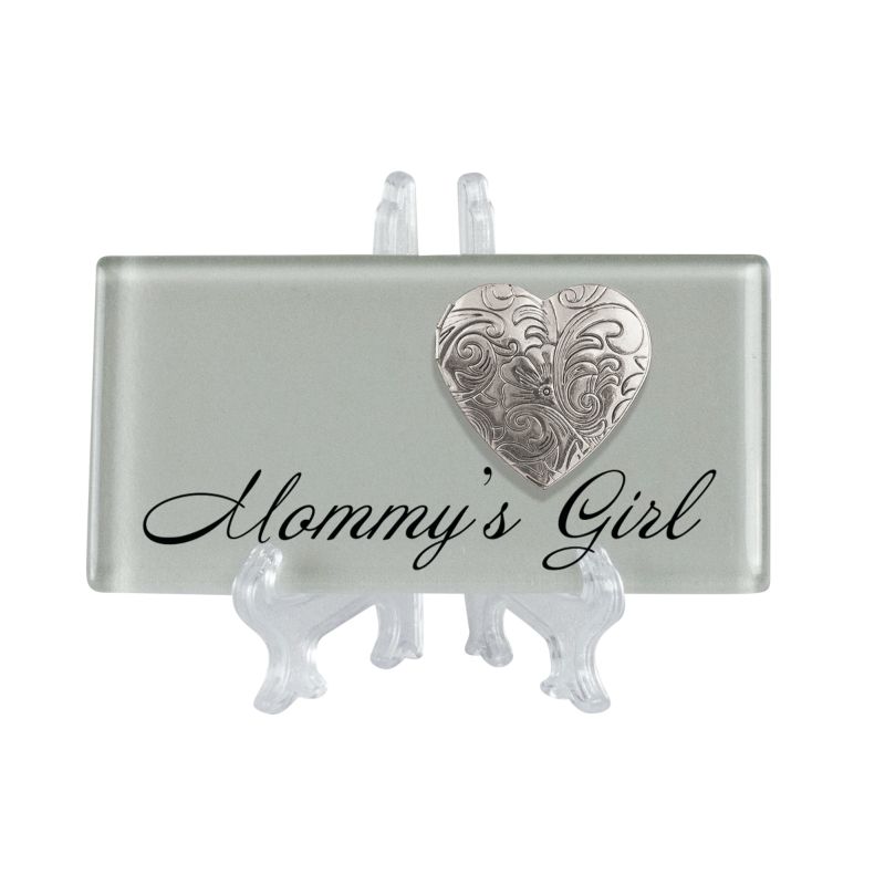 Photo 1 of 4 X 2 in. Mommys Girl Locket Photo Holder