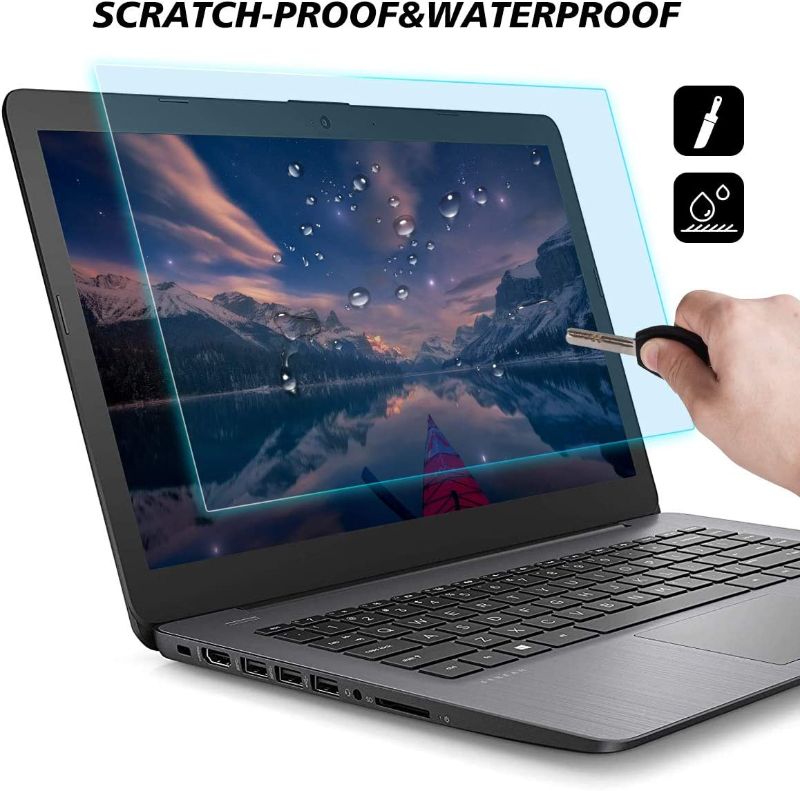 Photo 1 of 14" Anti Blue Light Screen Protector With Full Screen Coverage Edge To Edge for Dell Insprion 14 5400 2 in 1 Touchscreen Laptop, Dell Insprion 14 5400 Keyboard Cover Matte Computer Monitor Protector