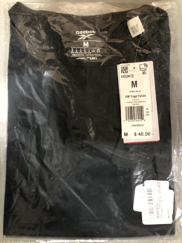 Photo 1 of [Size M] Reebok AM Yoga Tshirt- Black