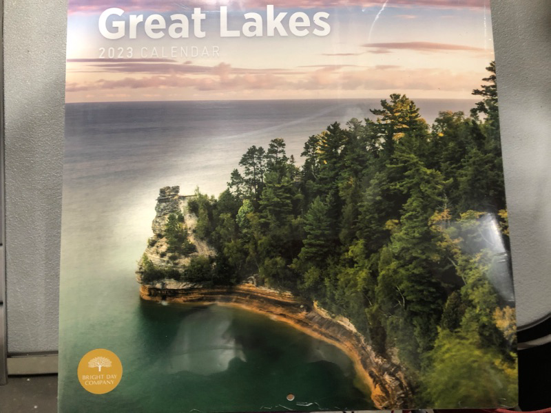 Photo 2 of 2023 Great Lakes Wall Calendar by Bright Day, 12x12 Inch, Beautiful Scenic USA Nature Landscape Photography