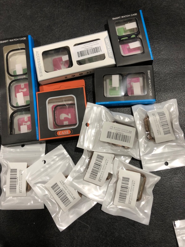 Photo 4 of BAG BUNDLE OF AIR POD CASES,WATCH BANDS & WATCH PROTECTORS (SEE PHOTOS!) 