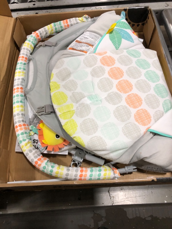 Photo 2 of Bright Starts Whimsical Wild Comfy Baby Bouncer Seat with Soothing Vibration and Music