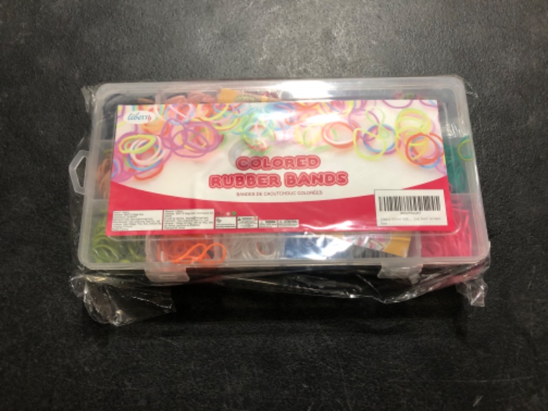 Photo 2 of 
Liberry Colored Rubber Bands Bracelet Making Kit with Loom Bands Storage Container. Great Gifts for Girls and Boys, No Loom Board Included. 