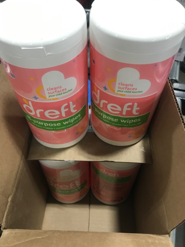 Photo 1 of 4 70 ct dreft gentle clean multi surface wipes