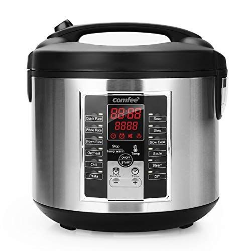 Photo 1 of Comfee' Rice Cooker, Slow Cooker, Steamer, Stewpot, Saut All in One (12 Digital Cooking Programs) Multi Cooker with 20 Cups Cooked Rice (5.2qt) Large
