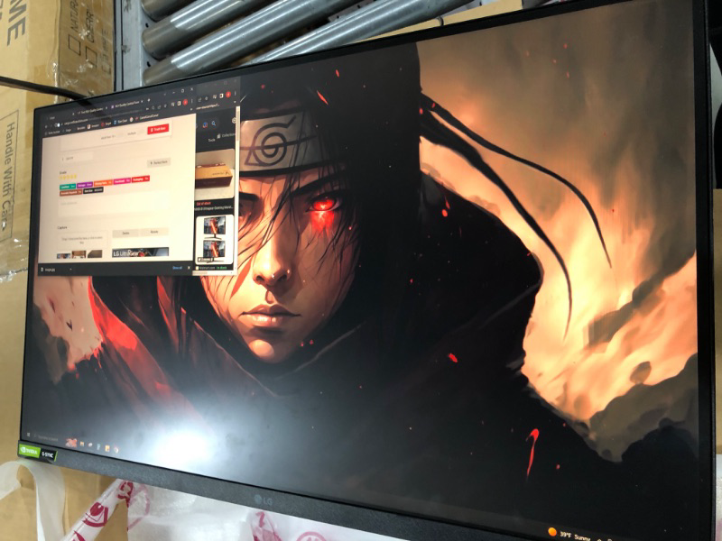 Photo 2 of LG UltraGear FHD 27-Inch Gaming Monitor 27GN800-B, IPS 1ms (GtG) with HDR 10 Compatibility, NVIDIA G-SYNC, and AMD FreeSync Premium, 144Hz, Black