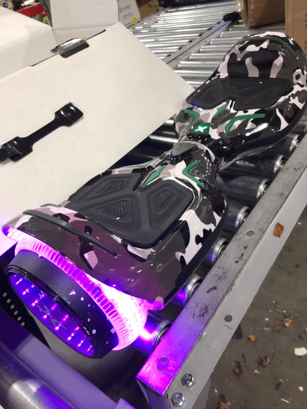 Photo 3 of Hover-1 H1-100 Electric Hoverboard Scooter with Infinity LED Wheel Lights Camo