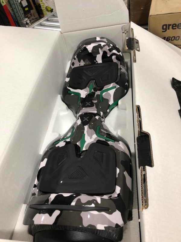 Photo 2 of Hover-1 H1-100 Electric Hoverboard Scooter with Infinity LED Wheel Lights Camo