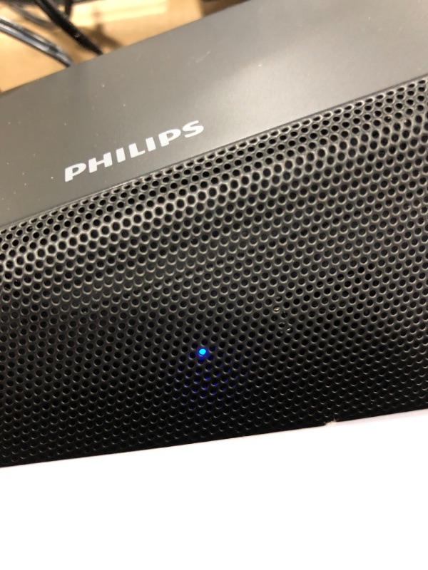 Photo 1 of Philips B5106 2.0-Channel Soundbar with HDMI ARC Support, Roku TV Ready, Black