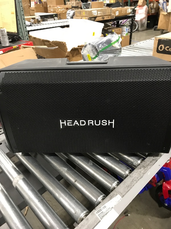 Photo 2 of Parts only----HeadRush FRFR-112 | Active 2000-Watt Full-Range, Flat-Response 12-in/2-Way Cabinet for Guitar Multi FX and Amp Modelling Processors **UNABLE TO TEST CABLES NOT INCLUDED**
