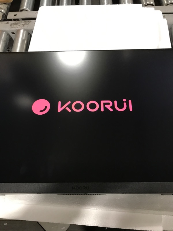 Photo 6 of KOORUI 24 Inch Computer Monitor Full HD 1920 x 1080p VA Display 75Hz 3000:1 Contrast Ratio with HDMI, VGA, Frameless, 75 x 75 mm VESA Mountable, Ergonomic Tilt, Black