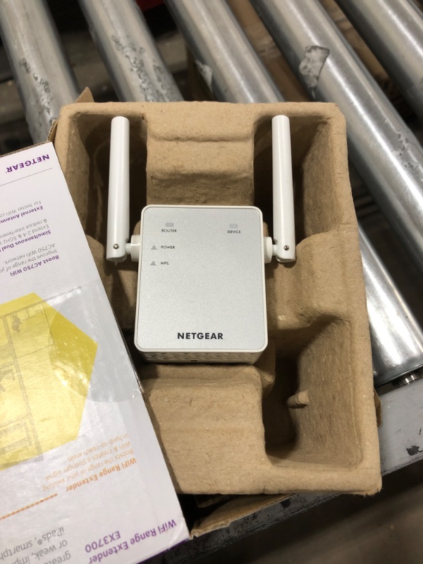 Photo 2 of NETGEAR Wi-Fi Range Extender EX3700 - Coverage Up to 1000 Sq Ft and 15 Devices with AC750 Dual Band Wireless Signal Booster & Repeater (Up to 750Mbps Speed), and Compact Wall Plug Design WiFi Extender AC750