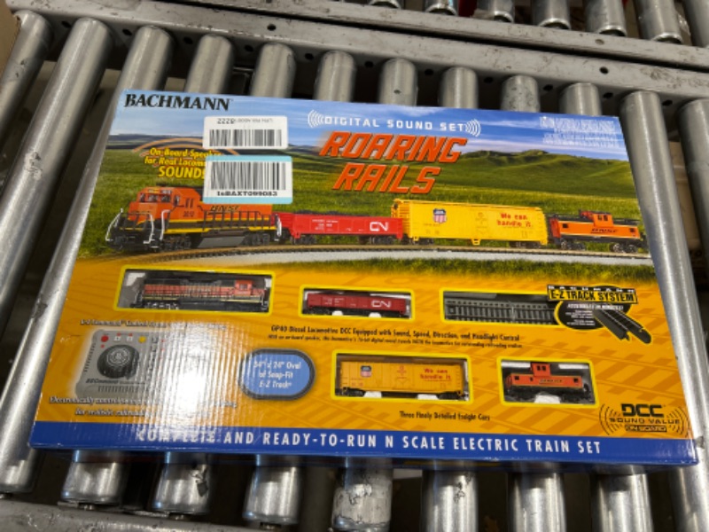 Photo 2 of Bachmann Trains - Roaring Rails DCC Sound Value Ready to Run Electric Train Set - N Scale