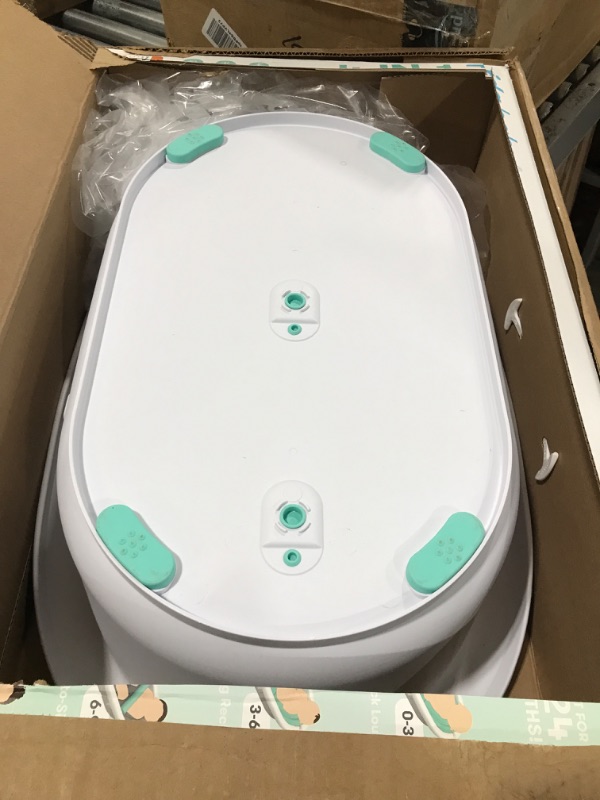 Photo 2 of 4-in-1 Grow-with-Me Bath Tub by Frida Baby Transforms Infant Bathtub to Toddler Bath Seat with Backrest for Assisted Sitting in Tub