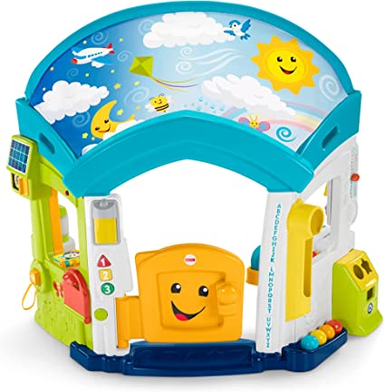 Photo 1 of Fisher-Price Laugh & Learn Playhouse with Lights, Sounds and Smart Stages Educational Content, Baby to Toddler Learning Toy, Smart Learning Home
