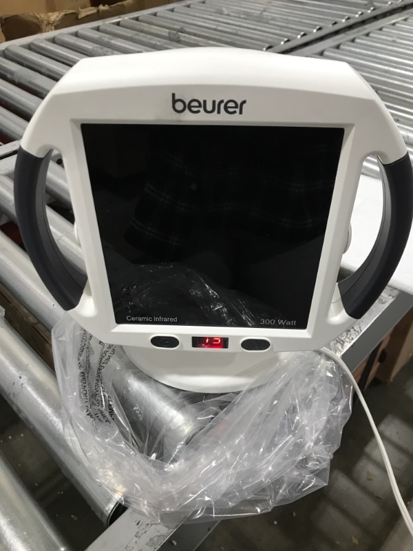 Photo 2 of Beurer IL50 Infrared Heat Lamp, Red Light Heat Device (Portable), for Muscle Pain and Pain Relief, for Cold Relief, Improves Blood Circulation, 300W, Safety-Features