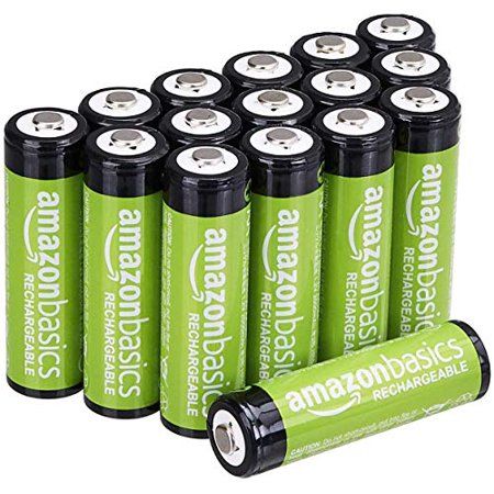 Photo 1 of Basics AA Rechargeable Batteries (2000 MAh), Pre-charged - Pack of 16
