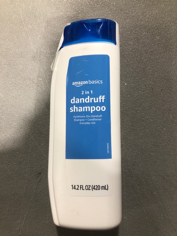 Photo 1 of Amazon Basics 2-in-1 Dandruff Shampoo & Conditioner, Gentle and pH Balanced, 14.2 Fluid Ounces, 1-Pack (Previously Solimo) 14.2 Fl Oz (Pack of 1)