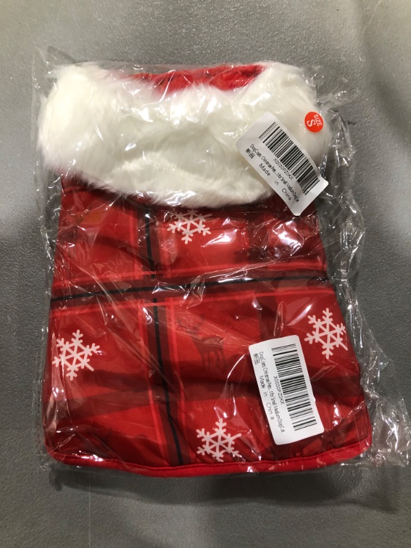 Photo 2 of [Size S/M] Dog Coats, Christmas Pets Sweaters, Windproof Dog Jackets Cold Weather Coats Vest for Small Medium Dog Cat