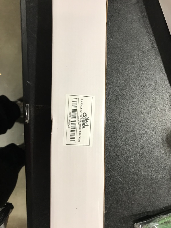 Photo 1 of Folding Shelf Brackets Heavy Duty Floating Shelves Hardware x2,