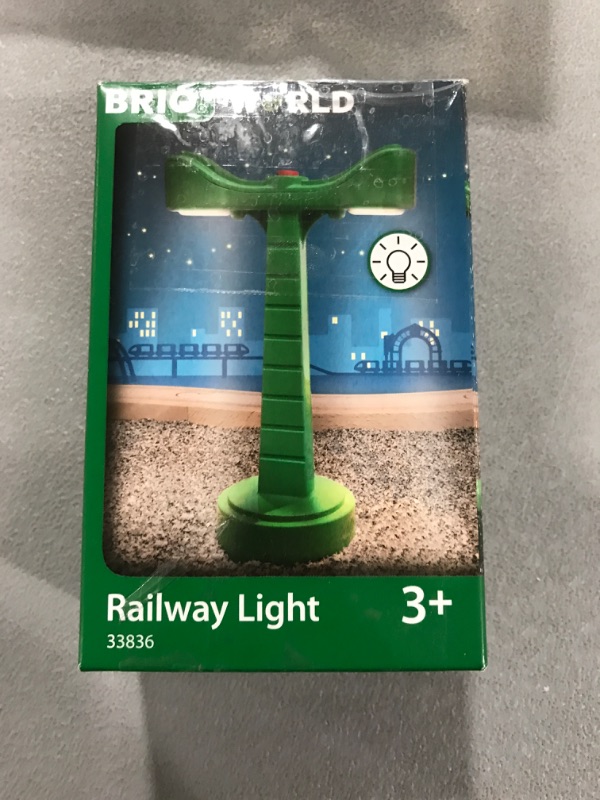 Photo 2 of BRIO World 33836 Railway Light |Battery Operated Toy Train Accesory with Light for Kids Age 3 and Up