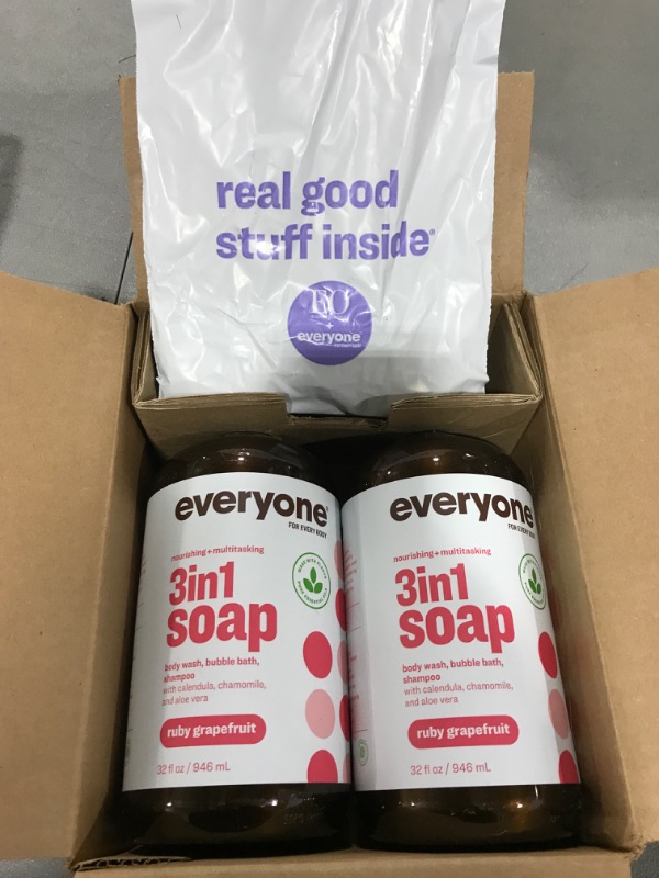 Photo 1 of 2 Pack- Everyone Ruby Grapefruit Body Soap 32oz.
