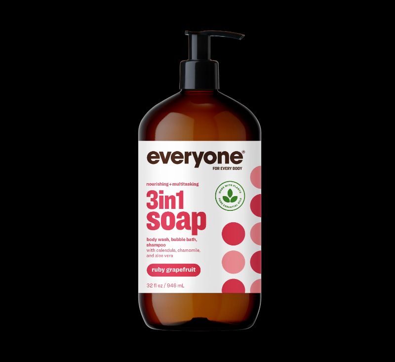 Photo 1 of 2 Pack- Everyone Ruby Grapefruit Body Soap 32oz.
