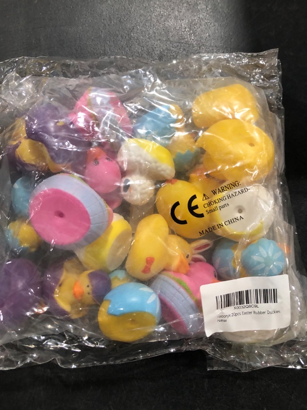 Photo 2 of 20Pcs Easter Rubber Duckies Toys