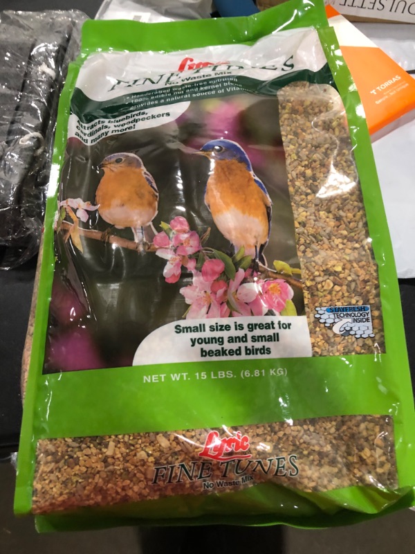 Photo 2 of Lyric Fine Tunes Wild Bird Seed, No Waste Bird Food Mix, 15 lb. Bag 15 lb. Seed Mix