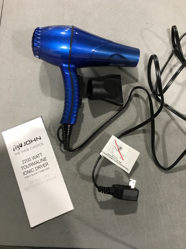 Photo 1 of ???? ??????? ????? 2200W Professional Salon Hairdryer- Blue
