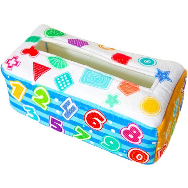 Photo 1 of Baby Tissue Box Toy Creative Fun Magic Tissue Box with 6 Crinkle Tissues