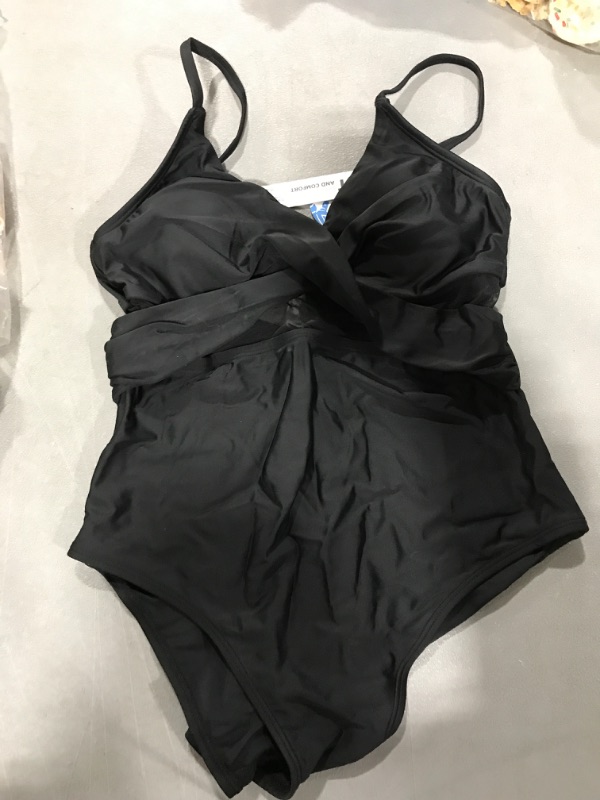 Photo 1 of [Size M] Ladies 1 Piece Bathing Suit- Black