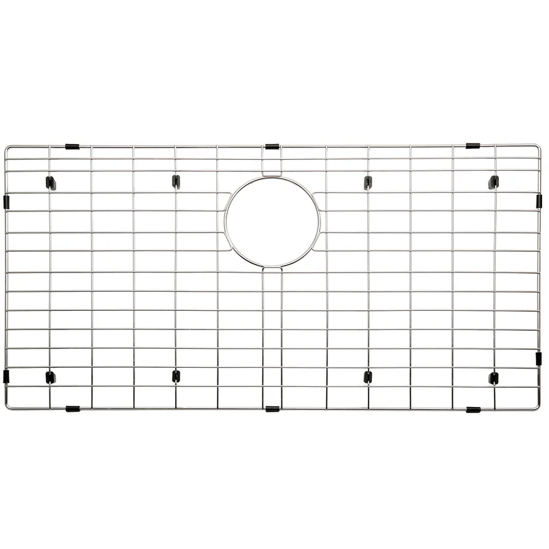 Photo 1 of 29.29-in x 15.39-in Rear Drain Stainless Steel Sink Grid (Part number: NLW3016R)
