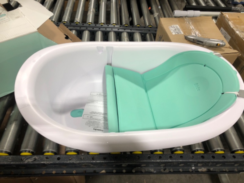 Photo 2 of 4-in-1 Grow-with-Me Bath Tub by Frida Baby Transforms Infant Bathtub to Toddler Bath Seat with Backrest for Assisted Sitting in Tub