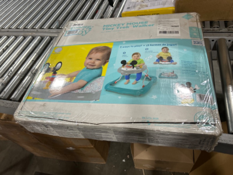 Photo 1 of Bright Starts Mickey Mouse Tiny Trek Walker, Original Bestie, 2-in-1 Walker Ages 6 Months+ Mickey Original Besties