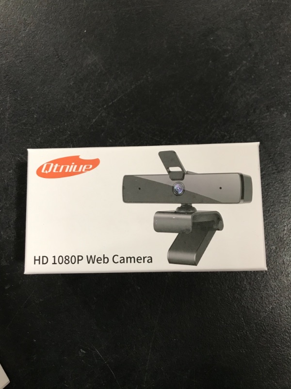 Photo 2 of Qtniue Webcam with Microphone and Privacy Cover, FHD Webcam 1080p, Desktop or Laptop and Smart TV USB Camera for Video Calling, Stereo Streaming and Online Classes 30FPS