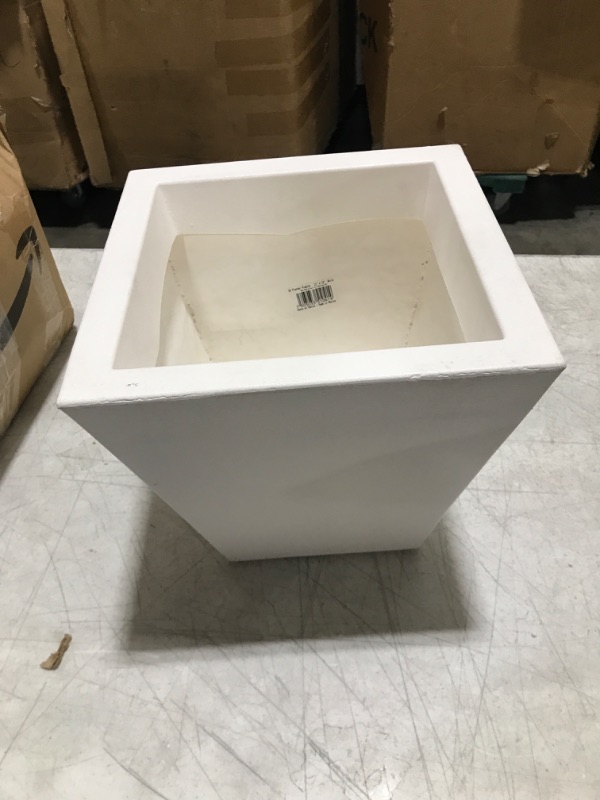 Photo 1 of LARGE WHITE PLANT POT PLASTIC